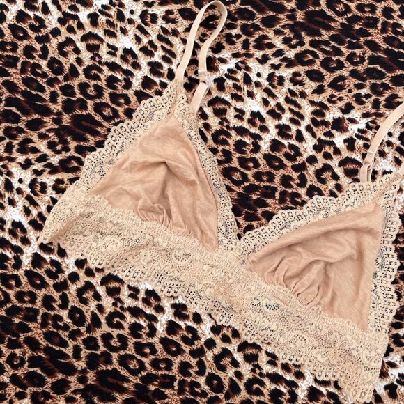 tan lace bralette - Picture 2 of 6